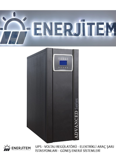 Ad 10 Kva, 10000 Va Online Ups 1f/1f 16 9 Ah Akü 5/15 Dakika
