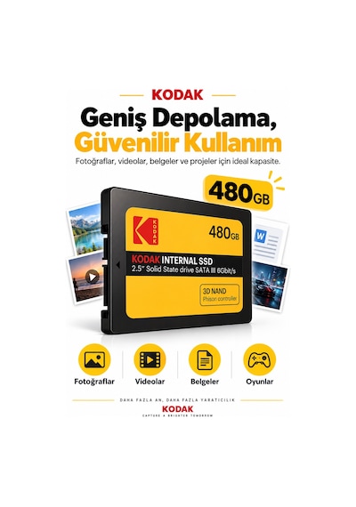 X150 480gb 2.5 İnç Sata Iıı Ssd 520 Mb/s Okuma 500 Mb/s Yazma Hızlı Ssd