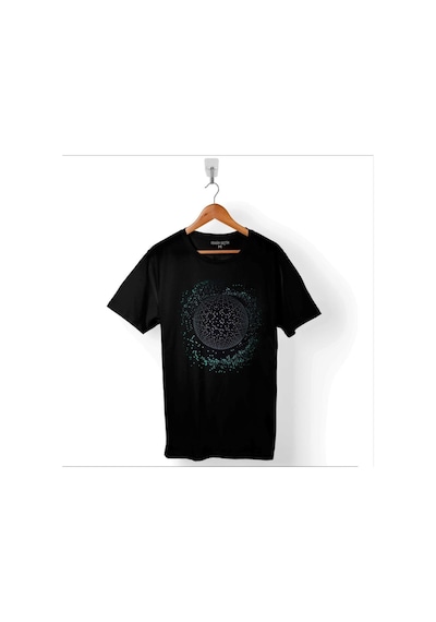 Dünya Uzay Yolculuğu Cosmos Galaksi Gezegen Baskılı Tişört Unisex T-shirt 001
