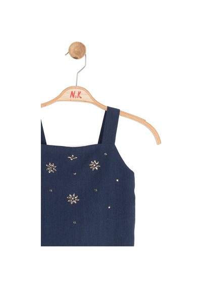 Kız Çocuk Cashmere Crop Nk-31350 Lacivert
