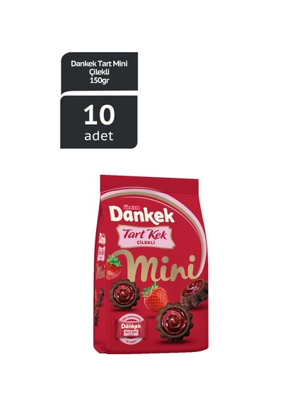 Dankek Tart Mini Çilekli 150gx10