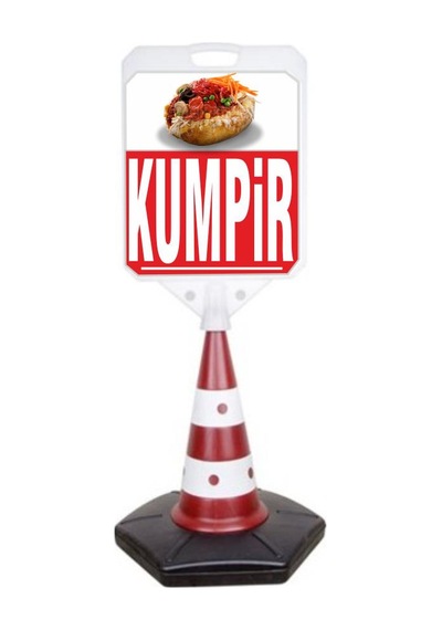 Kumpir Temalı Reklam ve Uyarı Dubası 1 Adet