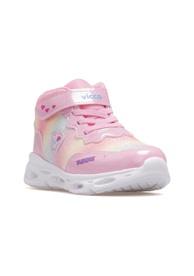 Vicco Poni Kız Çocuk Işıklı Hafif Bot 25k 946.430 Pk Pembe Pembe