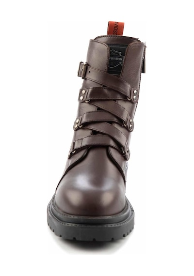 Harley Davidson Dark Brown Hakiki Deri Kadın Bot & Bootie Hd0777003003 Dark Brown
