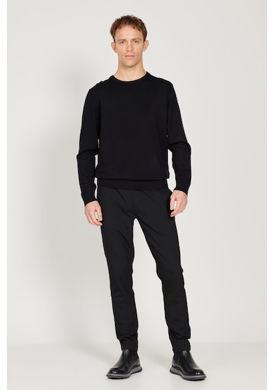 AC&Co / Altınyıldız Classics Erkek Sıyah Standart Fit Normal Kesim Bisiklet Yaka Triko Kazak Siyah AC&Co / Altınyıldız Classics Erkek Sıyah Standart Fit Normal Kesim Bisiklet Yaka Triko Kazak Siyah