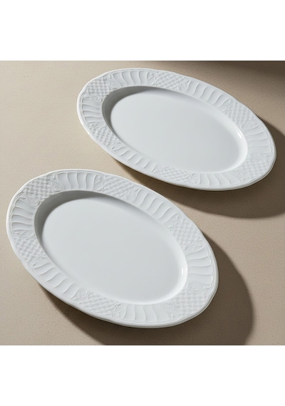Güral Sembol 2 Parça 35 Cm Kayık Tabak 5303590