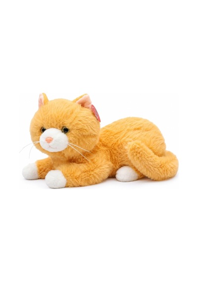 36 Cm Peluş Sesli Kedi Oyuncak, 4 Asorti Renk Seçenekli Yumuşak Kedi Peluşu, Ses Efektli Çocuk