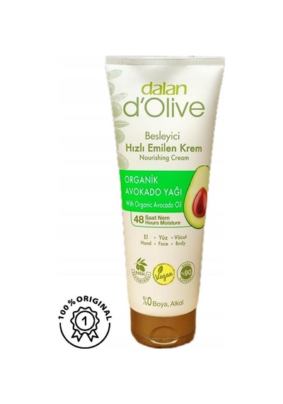 Dalan Dolive 250ml Tüp Krem Avakado