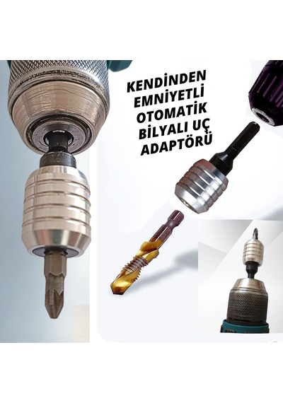 Kendinden Emniyetli Otomatik Bilyalı Uç Adaptörü