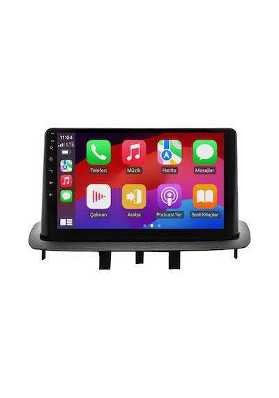 Renault Megane 3 Android Multimedya Sistemi 2010-2015 8+256 Gb Yazılımsal 9"