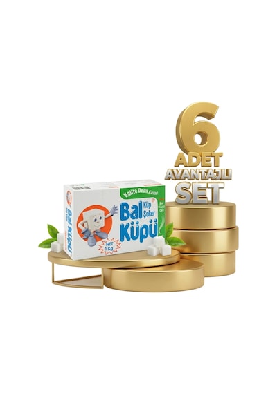 Balküpü Küp Şeker 6x1 Kg