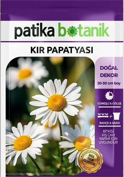 100 Adet Kır Papatyası / Tıbbiaromatik Papatya Tohumu Chamomillae Romanae