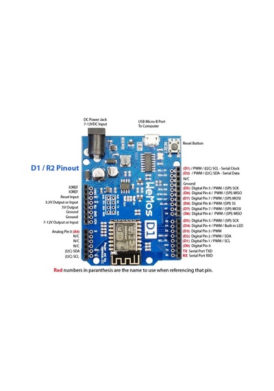 Wemos D1 Wifi Uno Esp8266