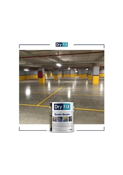 Dryfix Traffic Paint Fayans,seramik,mermer,beton Ve Asfalt Zemin Boyası 5 Kg Beyaz Diğer