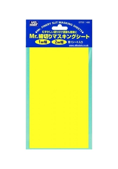 Boya Maskeleme Şeritleri 1mm./2mm., Mr.hobby Gt53