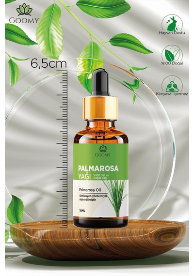 Goomy Palmarosa Uçucu Yağı 10ml %100 Doğal Bitkisel Palmarosa Oil 10ml 10 ML