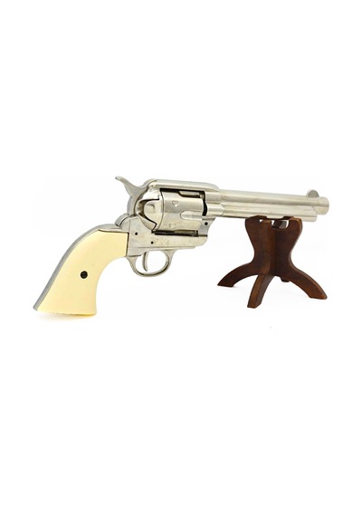 Denix Dekoratif Fildişi Arabulucu Tabanca 5½" 30,5 Cm , Amerika 1873 Peacemaker Revolver