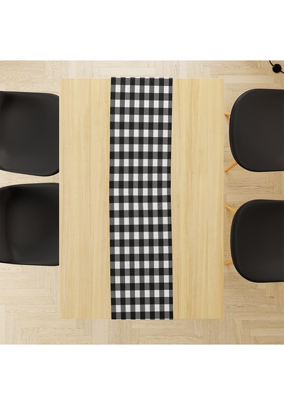 Adawall Siyah - Beyaz Kare Runner