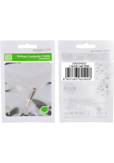 Ugreen 3.5mm Erkek to 2.5mm Dişi Jack Dönüştürücü Çevirici Adaptör