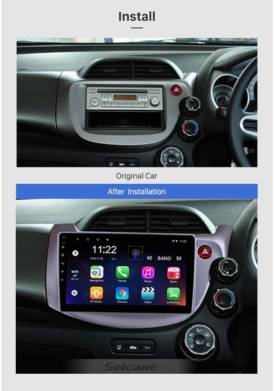 Honda Jazz 2008-2013 Multimedya Navigasyon Usb Kamera Carplayer 6 Ram