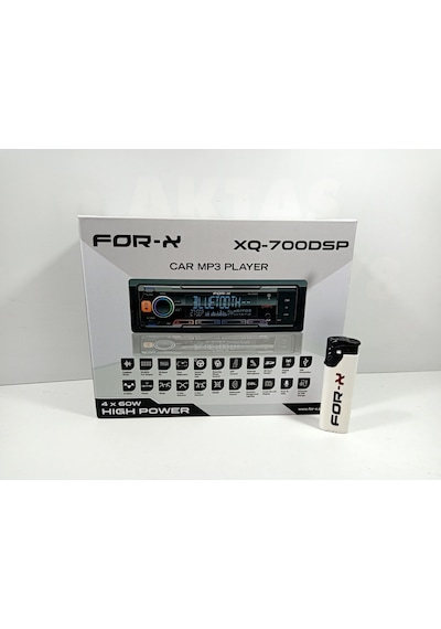 Teyp For-x Xq-700dsp 4x60w 8 Kanal 4 Amfi Çıkış Tesisat Teyb