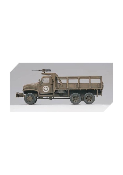 Academy 13402 1/72 Ölçek, Amerikan. 2.5 Ton Kargo Kamyonu Ve Aksesuarları Demonte, Plastik Maket Seti