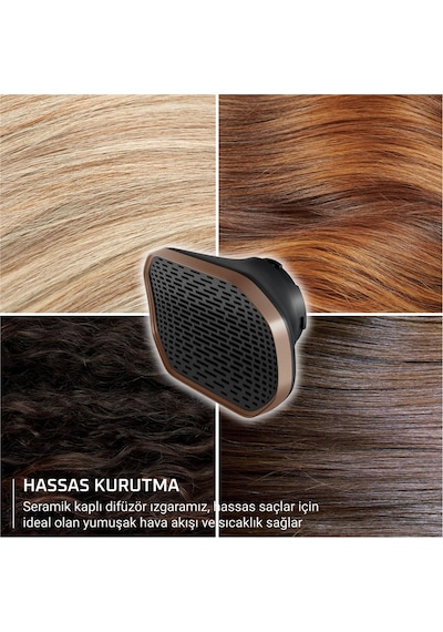 Rowenta Hy9430 Maestria For You Entegre Ekran Ve 6 Başlıklı 1800 Watt Öze Kurutma Makinesi
