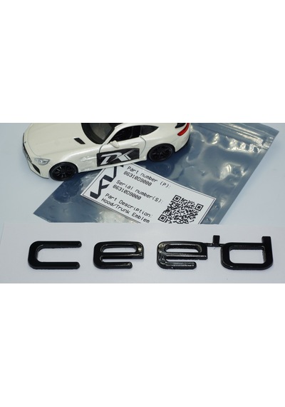 Dk Tuning Kia Ceed Bagaj Siyah Abs 3m 3d Yazı Logo Amblem