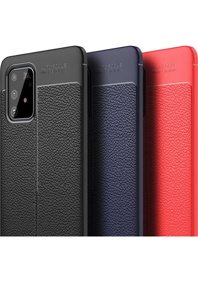Samsung Galaxy Uyumlu A91 (S10 Lite) Kilif Deri Tarzi Niss Silikon Case 405443402