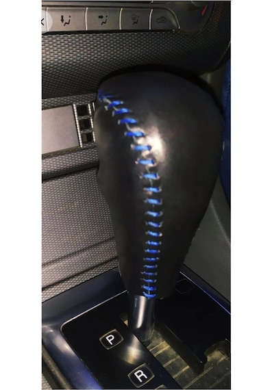 Ford Otomatik Vites Topuzu Kılıfı El Yapımı Hakiki Deri .