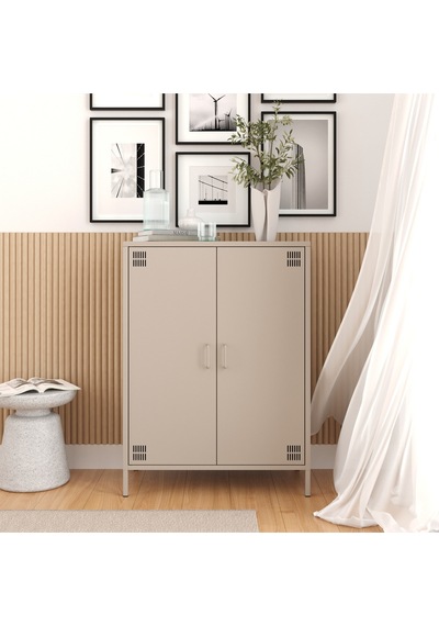 Pera Metal Dolap 2 Kapılı 80,50 X 40 X 109,50 Cm - 9 Renk Seçeneği Bulunmaktadır Bej