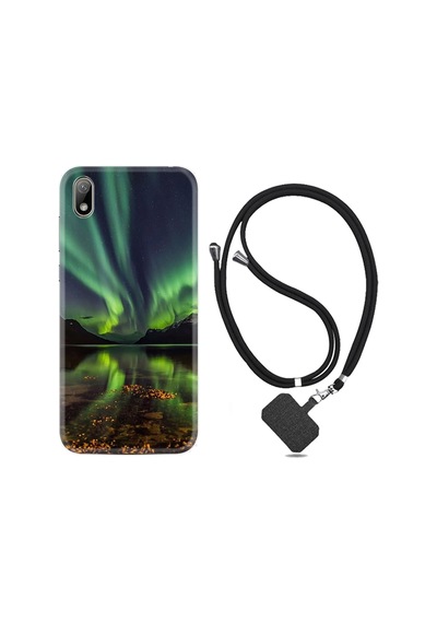 Huawei Y5 2019 Kılıf Boyun Askılı Kuzey Işıkları 1327