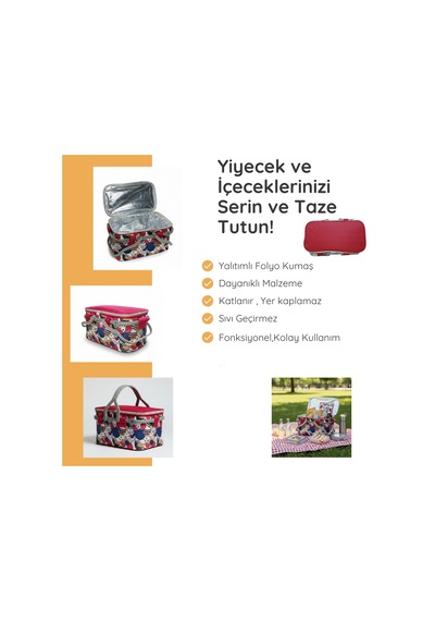 20 Lt Termal Piknik Sepeti -355 Çok Renkli