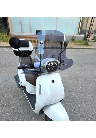 Motocam Rks Vps 125 Ön Cam 2022-2026 Model 42cm Füme Renkli 4mm Elcikli Aparatsız