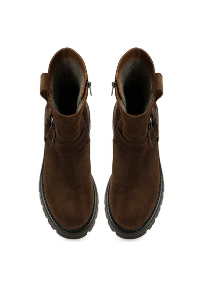 Nine West Refıle 5pr Kahverengi Kadın Düz Bot 000000000102034103 Kahverengi