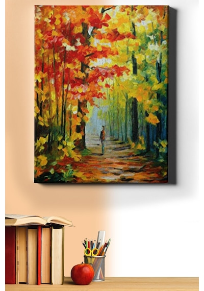 Webstyle Sayılarla Boyama Seti Kasnaklı Sonbahar 50 X 65 Cm