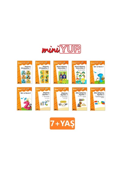 Miniyup 5 - 7 Yaş Görsel Ve Matematiksel Zeka Geliştirme Seti