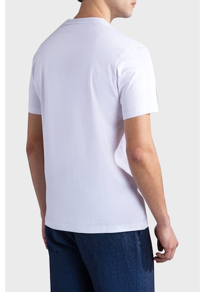 Paul & Shark Erkek T Shirt 24411044 010 Beyaz Beyaz