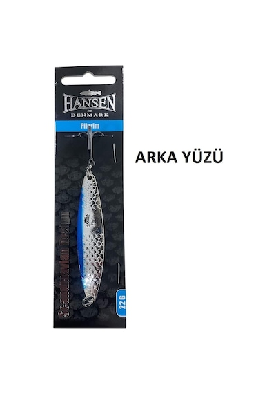 Hansen Pilgrim 7.8cm 22gr Silver Blue Kaşık