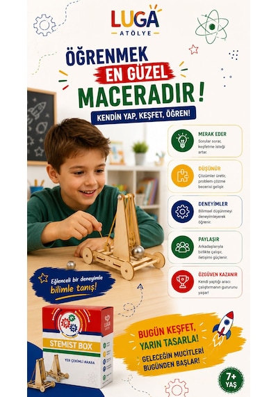 Stemist Box: Gravity Car Ahşap