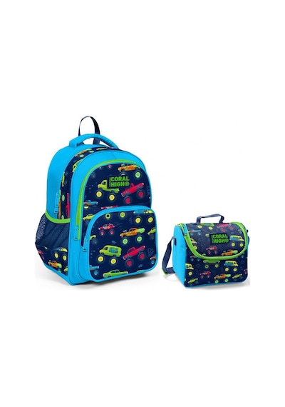 Coral High Off Road İlkokul Sırt Çantası ve Beslenme Çantası - Er