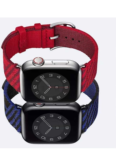 Apple Uyumlu Watch 7 41mm Krd-51 Hasır Kordon-no5