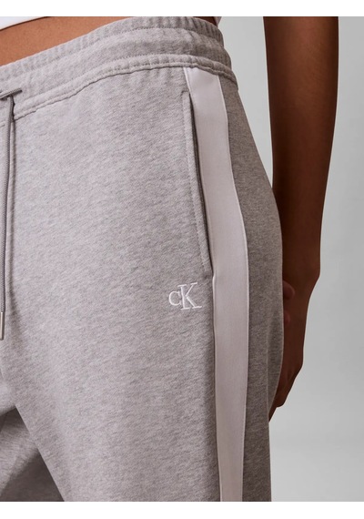 Calvin Klein Monogram Terry Color, P79 Gri Kadın Eşofman Altı