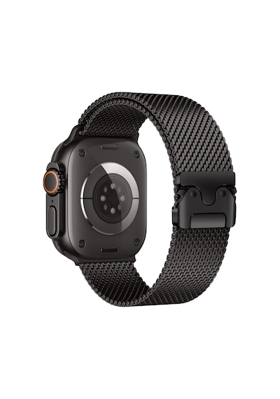 Apple Uyumlu  Watch 42/44/45/46/49mm Kordon Titanyum Kelebek Klipsli Milano Loop 121 4/5/6/se/7/8/9/10/ultra