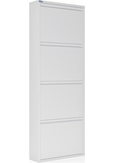 Ceha 4'lü Metal Ayakkabılık - Kar Beyaz K.AYK-4 /AB9003 Beyaz