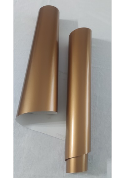 Bakır Renk Dayanıklı Araç Motor Mobilya Folyosu 126cm X 50 Cm
