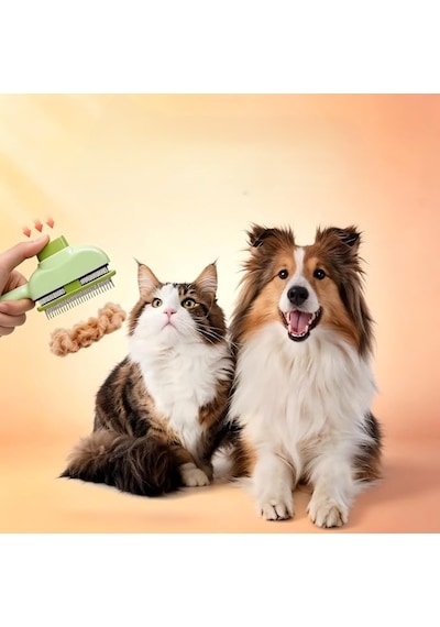 Büro Ev Ofis Evcil Hayvanı Kedi Köpek İçin Basmalı Temizleyen Kıtık Açıcı Tüy Toplar Tarak