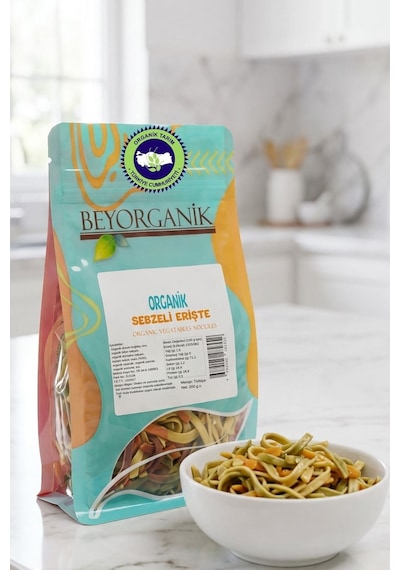 Organik Sebzeli Erişte 200gr
