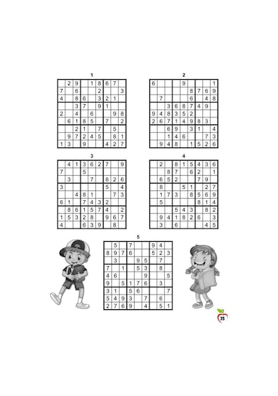 Çocuklar İçin Sudoku Kitap Seti 3 Kitap 2063