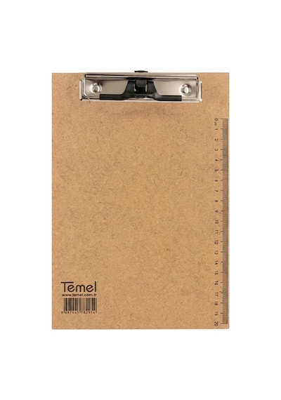 Temel A4 ve A5 Ahşap Sekreterlik Metal Klipsli 2li Set